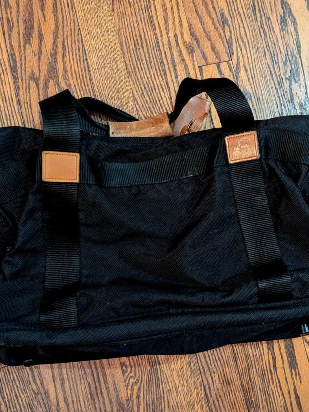 Vintage Dior Luggage Set – 2 Piece Canvas Leather Black Duffle Garment